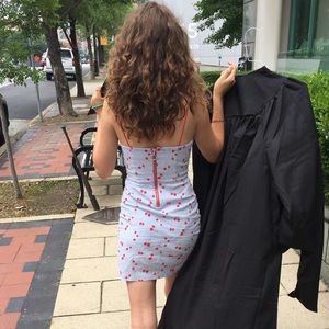 mini cherry urban outfitters dress